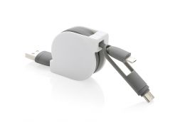 3-in-1 retractable cable with print