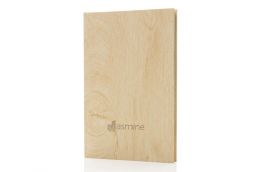 Wood print A5 notebook