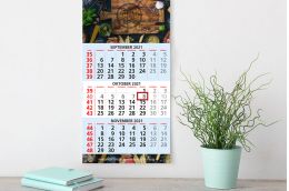 Wall Calendar 3 Months Basic (International)