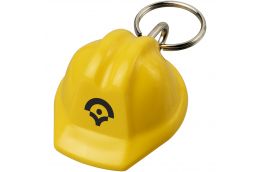 Hard-hat-shaped keychain