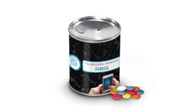 tin of chocolate mixture