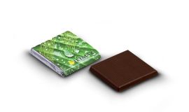 Square chocolate bars