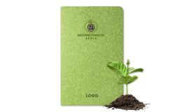 Notebook with seeds
