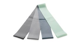 Elastic fitness bands in pouch