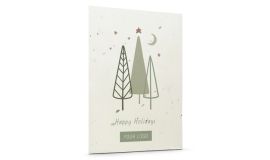 Seed Paper Christmas Cards 'Christmas Trees'