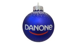 Christmas bauble with logo