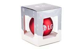Christmas bauble in box