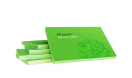 Electrostatic memo pads in cover