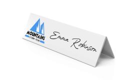 Table name sign whiteboard