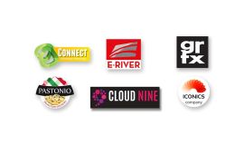 Badge in custom shape