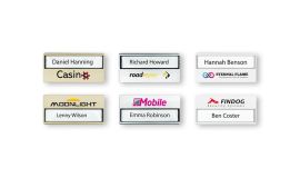 Reusable Name Badges