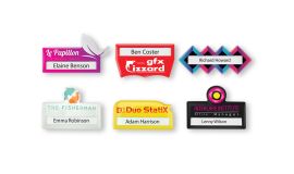 Name Badge in custom shape