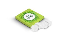 Box lucky clovers pepermints