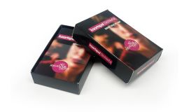 Playing Cards in luxury box with print