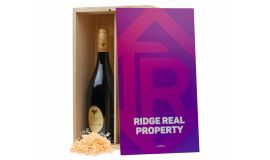 Wooden wine box for 2 bottles (750 ml)