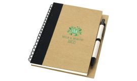 Priestly recycled notebook with pen