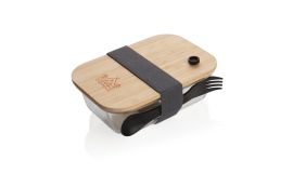 Glass lunchbox with bamboo lid