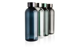 Leakproof water bottle with metallic lid