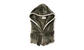 Louis luxury plush GRS RPET robe size S-M