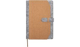 Viviana A5 recycled felt and cork notebook